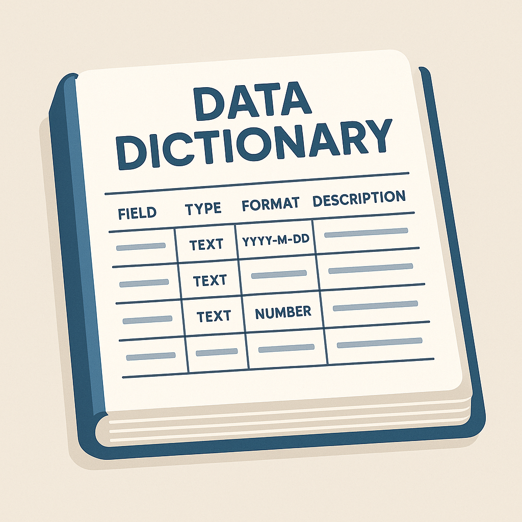 data dictionary